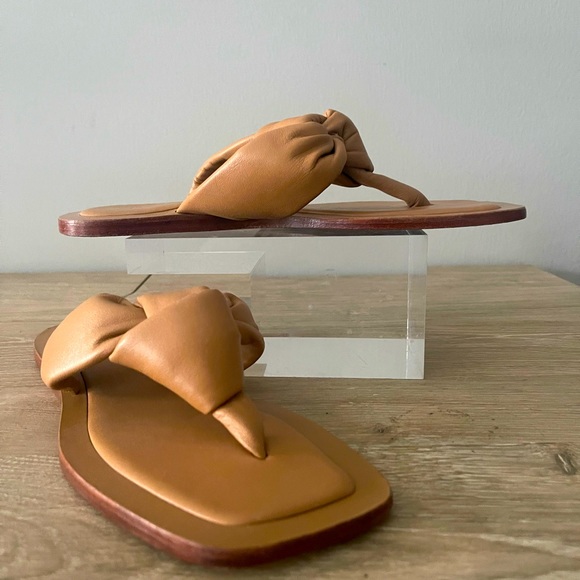 Anthropologie Shoes - Anthropologie Maeve tan knot sandals